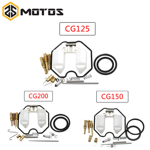 ZS MOTOS Motorcycle Keihin PWK Carburetor PZ26 PZ27 PZ30 repair kits CG125 CG150 CG200 Carb For HONDA CG Motorcycle Repair Kit ► Photo 1/4