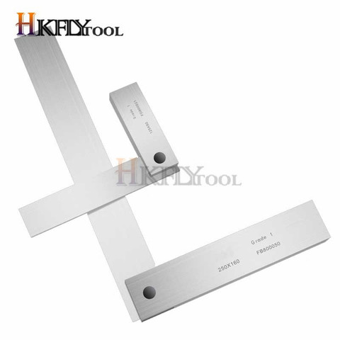 High carbon steel Angle Ruler Gauge 1 Grade Wide Base Angle Ruler 90 Degrees Square Tool Measurement Tool ► Photo 1/6