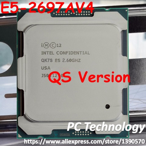 Original Intel Xeon cpu QS Version E5 2697AV4 2.60GHZ 16-Core 40M E5-2697A V4 FCLGA2011-3 Processor 1year warranty E5-2697AV4 ► Photo 1/1