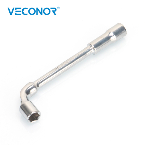 10mm L Type Angled Socket Wrench Spanner With Thru Hole, Chome Vanadium ► Photo 1/6