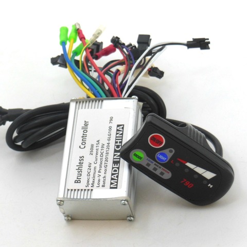 GREENTIME High Quality 24V 250W E-bike Brushless Motor 790 Controller BLDC Motor Driver+790LED display ► Photo 1/6