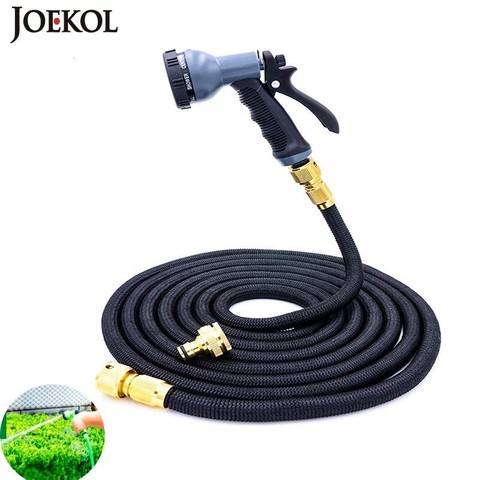 Free shipping 25Ft-200Ft Garden Hose Expandable Magic Flexible Water Hose Eu Hose Plastic Hoses Pipe With Spray Gun To Watering ► Photo 1/6