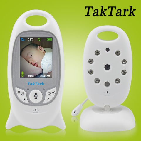 Wireless Video Baby Monitor 2.0 inch Color  Security Camera 2 Way Talk NightVision IR LED Temperature Monitoring with 8 Lullaby ► Photo 1/6