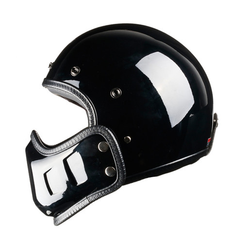 Casco Moto RHR Cafe Racer Vintage in Fibra di Vetro, Leggero e Aperto Casco Moto RHR Cafe Racer Vintage in Fibra di Vetro, Leggero e Aperto