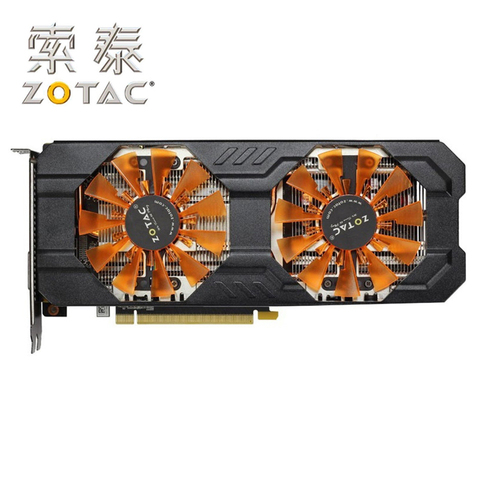 Original ZOTAC Video Card GeForce GTX760-2GBD5 Thunderbolt HB 256Bit GDDR5 Graphics Cards for nVIDIA Map GTX760 760 2G Hdmi ► Photo 1/1