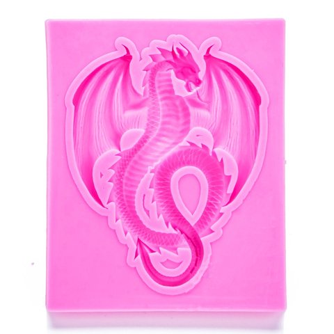 Angel Wings Food grade 3D fondant cake silicone mold Soaring dragon for Reverse forming chocolate kitchen decoration tools F1012 ► Photo 1/6