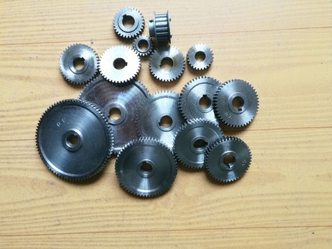 15pcs/set mini lathe gears ,  Metal Cutting Machine gears , lathe gears ► Photo 1/1