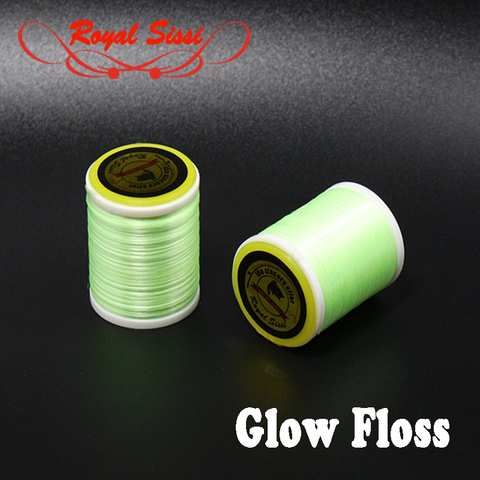 New hot 1 spool high tensile glow fly tying thread 300D Glo yarn luminous green Floss glow fly tying materials for body wraping ► Photo 1/6