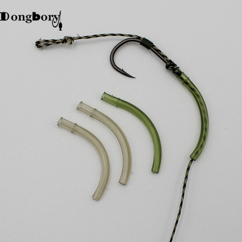 40pcs Carp Fishing Accessories Withy Pool Hook Aligner Rubber Hook Sleeve Line Aligner Terminal Fishing Tackle Hair Rig Swivel ► Photo 1/6