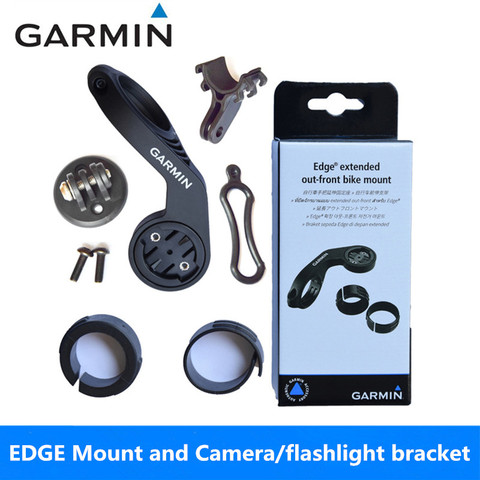 Garmin Edge series stop bracket 25 200 130 520 820 1000 1030 original bracket / with camera / flashlight bracket ► Photo 1/6