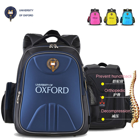 UNIVERSITY OF OXFORD children/kids element books/orthopedic school bag backpack portfolio rucksack for Boys girls for class 1-3 ► Photo 1/1