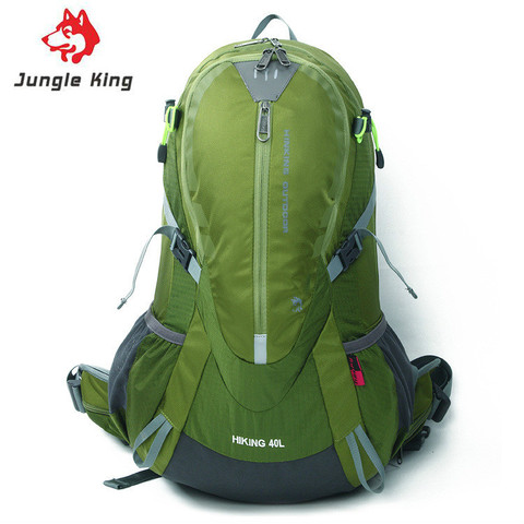 Jungle King 2017 new hiking nylon tear waterproof professional mountaineering bag 40L outdoor sports backpack +Rain cover 1.3kg ► Photo 1/6