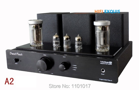 XiangSheng Sweet Peach A2 SP-FU50 Tube Amplifier HIFI EXQUIS FU50 Signal-ended MM Phono Stage Headphone output XSA2 ► Photo 1/6