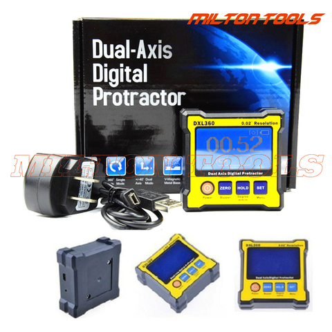 Digital Protractor Inclinometer DXL360 Dual Axis Level measure box Angle ruler Elevation meter ► Photo 1/6