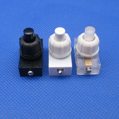 5 pcs Lamp electrical fittings with nut micro-motion small switch Self-locking push button switch Screw assembly ► Photo 1/6