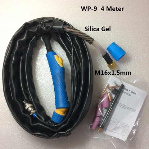 WP-9 WP 9 WP9  SR9 TIG welding torch Complete Package 4M 12 Feet Air Cooled M16x1.5mm 1 Set ► Photo 1/3