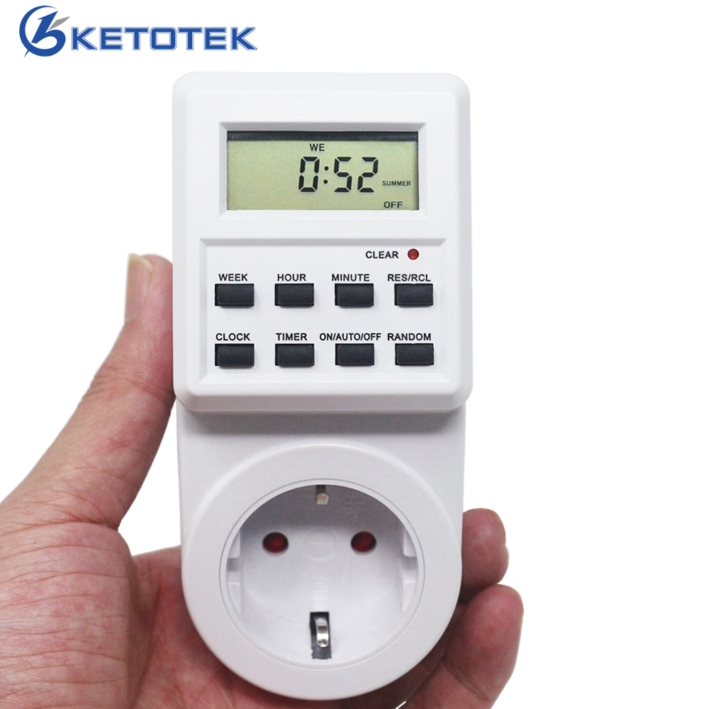Electrical sockets timer programmable timer off 220v 16a Digital 
