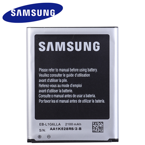 Original Samsung Battery For Samsung Galaxy S3 i9300 i9305 i747 i535 L710 T999 2100mAh EB-L1G6LLU Replacement Battery With NFC ► Photo 1/3