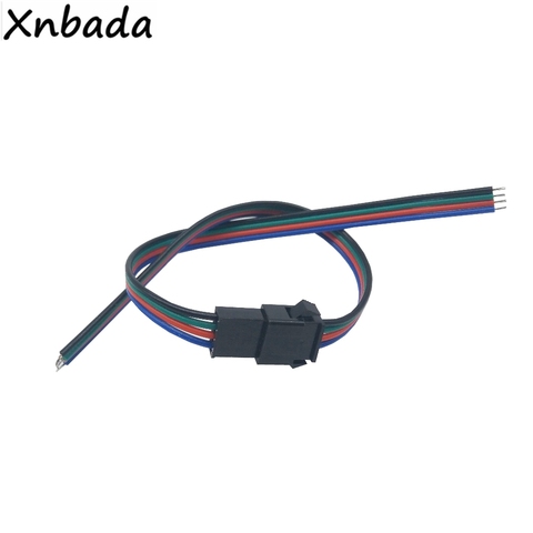 10Pairs 15cm 4Pin JST Led Connectors,Female&Male Connectors,22AWG Red,Green,Black And Blue Wire For APA102 WS2813 RGB Led Strip ► Photo 1/4