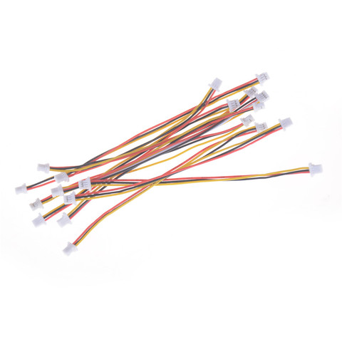 High Quality 10X Mini Micro SH 1.0mm 3-Pin JST Double Connector Plug Wires Cables 100MM ► Photo 1/6
