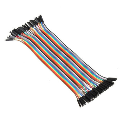 40pin dupont cable jumper wire dupont line female to female dupont line 10cm 1P diameter:2.54mm ► Photo 1/1