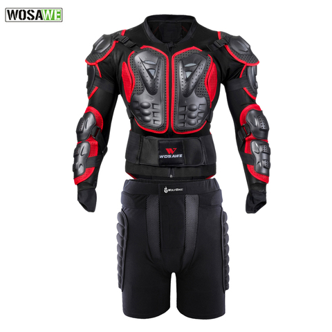 WOSAWE Full Body Protection Jacket Motorcycle Protective Armor Motocross Downhill Racing Chest Back Protector Hip Guard ► Photo 1/6
