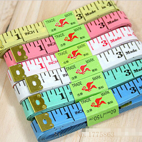 2Pcs random color Soft Tape Measures,Sewing Tailor Body Scale , Plastic Soft Ruler ,Gauging Tools 1.5M  AA7544 ► Photo 1/3