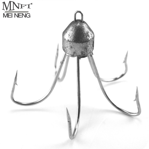 MNFT Five Anchor Claw Barbed Hook With Lead Head Fishing Gear for Medium and large fish Using Size Weight 30&42&51&61g Available ► Photo 1/6
