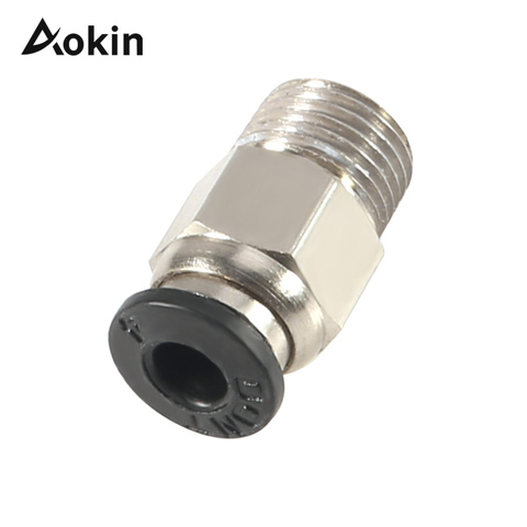 Pneumatic Connector Pc4-01 1.75mm 3mm Ptfe Tube Quick Coupler For E3d V6 For J-head Fittings Hotend Fits For 3d Printer Parts ► Photo 1/6