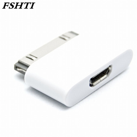 2pcs Micro USB Charger Adapter USB Cable Head For Apple 4 4s ipad 1 2 3 ipod itouch Change Cable for Android to for iPhone ► Photo 1/4