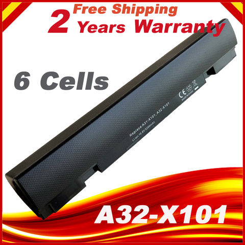 5200mAh  6 Cells  Laptop Battery For ASUS Eee PC X101CH X101 X101C X101H Replace: A31-X101 A32-X101 ► Photo 1/5