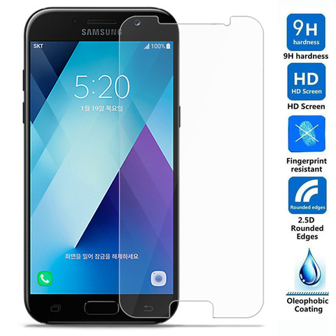 For Samsung Galaxy A5 2017 Tempered Glass 9H High Quality Protective Film Explosion-proof LCD Screen Protector For A520F A520 ► Photo 1/6