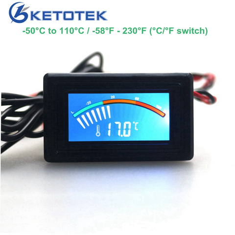 -50~110C  -58~230F LCD Digital Thermometer Temperature Meter for Car Computer Refrigerator Temperature Monitor ► Photo 1/6