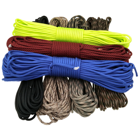 Paracord 750lb Parachute Cord Lanyard Rope Mil Spec Type IV 7 Strand 100FT Climbing Camping survival equipment Climbing rope ► Photo 1/6