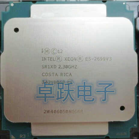 E5-2699 V3 Original Intel Xeon E5-2699V3 E5 2699 V3 2.30GHz 45M 18-CORES 22NM LGA2011-3 145W Processor E5 2699V3 ► Photo 1/1