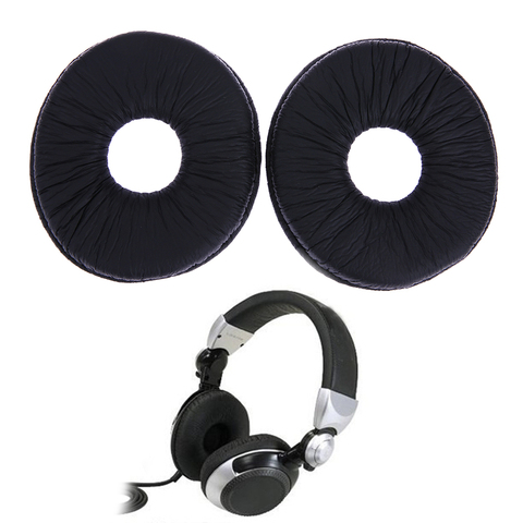 1 pair Replacement Ear Pads Cushion for Technics RP DJ1200 DJ1210 Headphones headset Black EarPads ► Photo 1/6