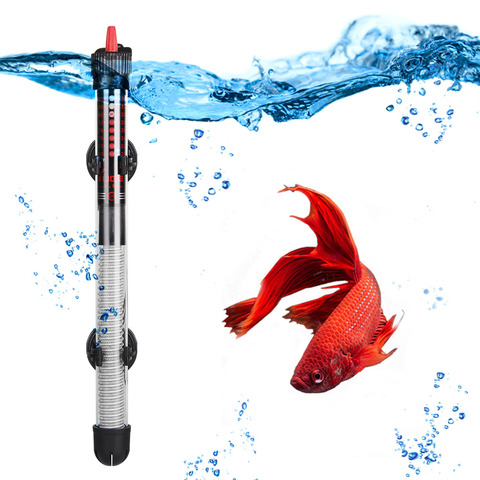 110v-220v YUGE Adjustable Temperature Thermostat Heater Rod 25W/ 50W/ 100W/ 200W/ 300W Submersible Aquarium Fish Tank Water Heat ► Photo 1/6