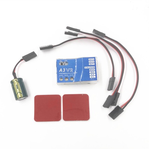 3 Axis Gyro A3 V2 Aeroplane Flight Controller Stabilizer for RC Airplane Fixed-wing Copter ► Photo 1/4