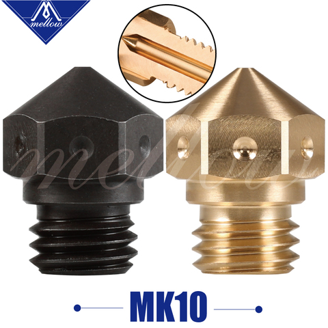 1pcs Mellow High Quality Micro Swiss Mk10 Brass/hardened Steel M7 Nozzle For 3d Printer Flashforge/ctc/wanhao Swiss Hotend Kit ► Photo 1/6