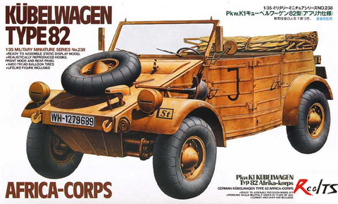 RealTS TAMIYA MODEL 35238 German Kbelwagen Type 82 Africa-Corps ► Photo 1/1