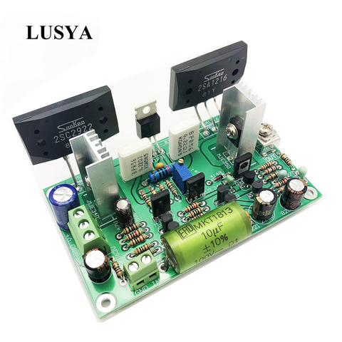 Lusya Sanken 2SC2922/2SA1216 Amplifier Board Large Current Field Effect Stereo Class Discrete power amplifier board A9-010 ► Photo 1/6
