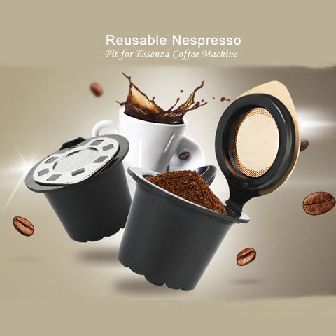 iCafilas Reusable Refillable Nespresso Coffee Capsule With Plastic Filter Pod Birthday Gift 20ML Filters Kitchen Dining Bar ► Photo 1/6