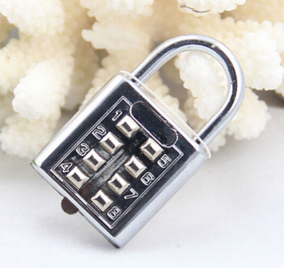 4 Digit Combination Password Lock Metal Security Lock Suitcase Luggage Coded Lock Cupboard Cabinet Locker Padlock ► Photo 1/3