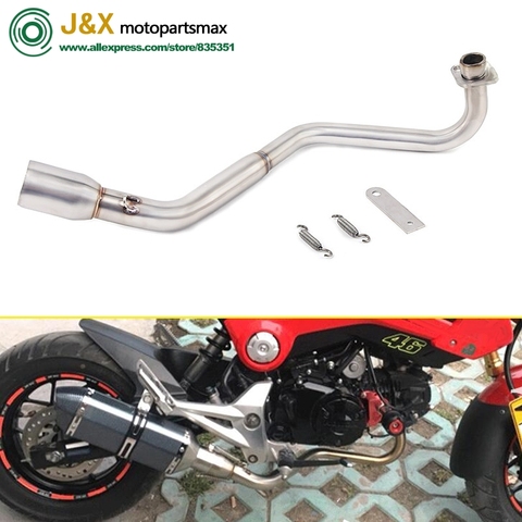 Motorcycle exhaust muffler contact middle middle pipe For honda grom M3 MSX 125 MSX125 GROM slip-on without exhaust ► Photo 1/1