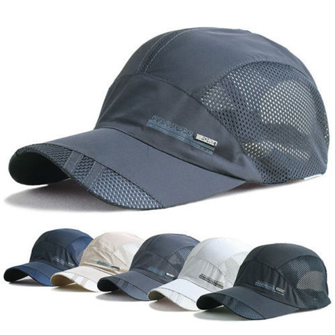 Dry Running Baseball Summer Mesh 6 Colors Gorras Cap Cap Visor Mens Hat Sport Cool Fashion 2022 Hot Quick Outdoor Popular New ► Photo 1/6