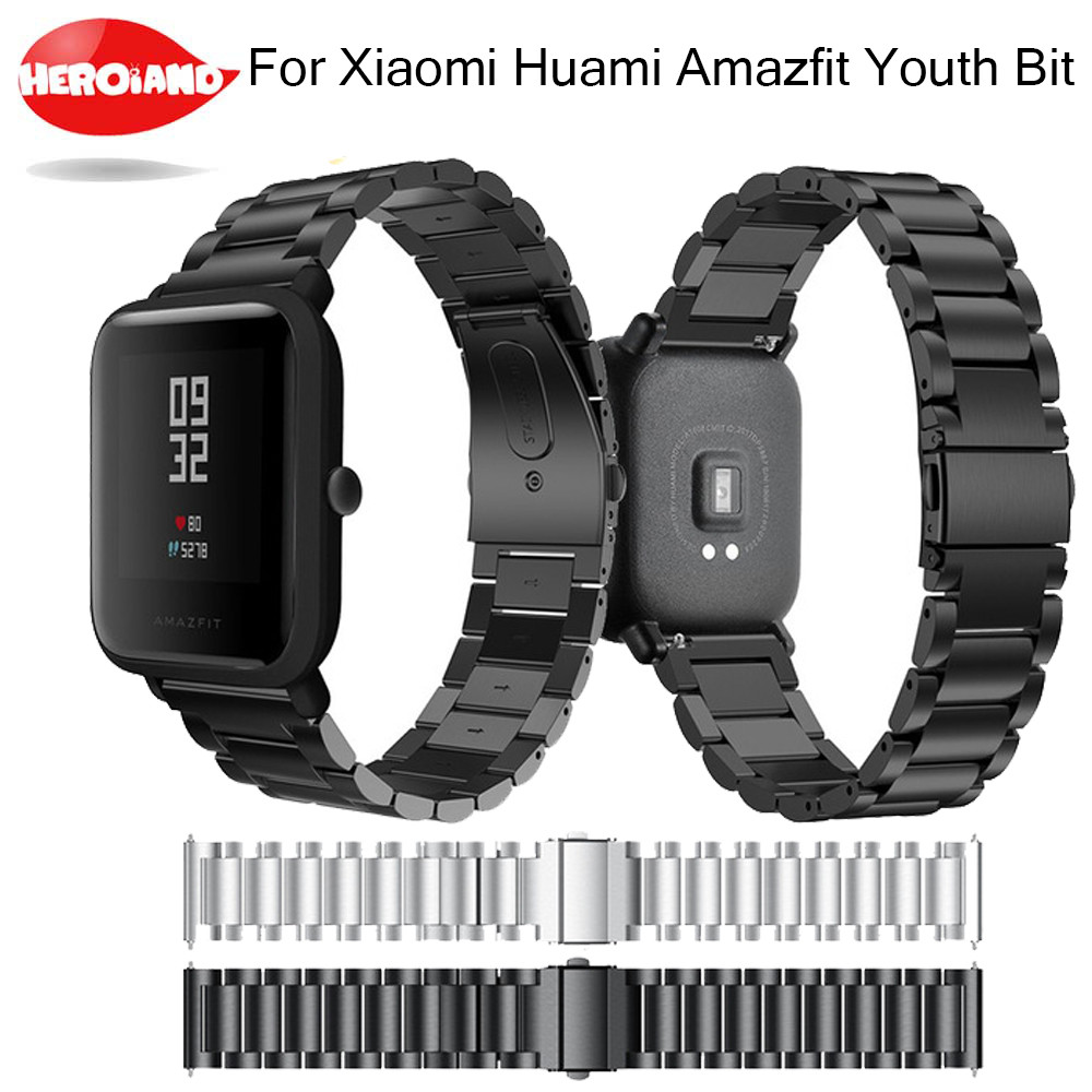 Buy Online Replacement Metal Stainless Strap For Xiaomi Huami Amazfit Bip Bit Lite Youth Smart Watch Wearable Wrist Bracelet Watchband mm Alitools Buy Online Replacement Metal Stainless Strap For Xiaomi Huami Amazfit Bip Bit Lite Youth Smart Watch Wearable Wrist Bracelet Watchband mm Alitools