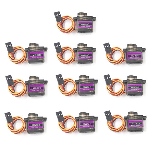 4/5/10/20pcs/lot MG90S gear Digital 9g Servo SG90 For Rc Helicopter Plane Boat Car MG90 9G Trex 450 RC Robot Helicopter ► Photo 1/6