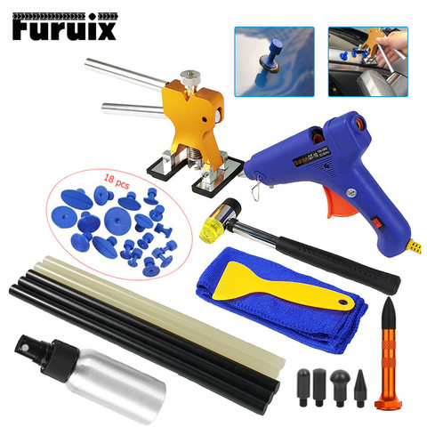 History Review On Hand Tools Paintless Dent Repair Kit Car Puller With Glue Tabs Removal Kits For Vehicle Auto Aliexpress Er Furuix - Diy Paintless Dent Pulling Kit