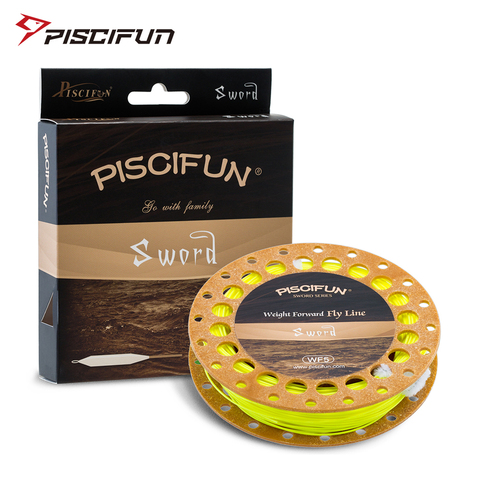 Piscifun Sword Fly Line Weight Forward 90/100FT Floating Fly Fishing Line with Welded Loop WF3/4 5/6 7/8wt Fly Fishing Line ► Photo 1/6