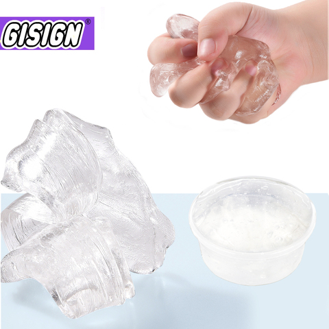 2022 Transparent Slime Toys Crystal Glue for Fluffy Putty Cloud Slime Plasticine Clay Light Polymer Kids Antistress Toy Supplies ► Photo 1/6